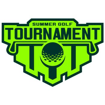 Tournament Summer golf logo template Thumbnail