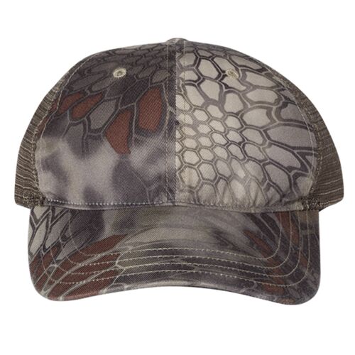 Garment Washed Printed Trucker Cap Thumbnail