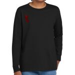 Youth Heavy Cotton 100% Cotton Long Sleeve T Shirt Thumbnail