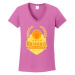 Women's Heavy Cotton 100% Cotton V Neck T Shirt Thumbnail