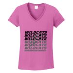 Women's Heavy Cotton 100% Cotton V Neck T Shirt Thumbnail