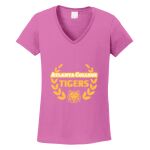 Women's Heavy Cotton 100% Cotton V Neck T Shirt Thumbnail