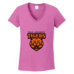 Women's Heavy Cotton 100% Cotton V Neck T Shirt Thumbnail