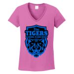 Women's Heavy Cotton 100% Cotton V Neck T Shirt Thumbnail