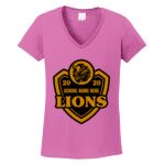 Women's Heavy Cotton 100% Cotton V Neck T Shirt Thumbnail