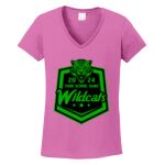 Women's Heavy Cotton 100% Cotton V Neck T Shirt Thumbnail