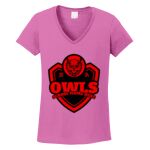 Women's Heavy Cotton 100% Cotton V Neck T Shirt Thumbnail
