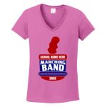 Women's Heavy Cotton 100% Cotton V Neck T Shirt Thumbnail