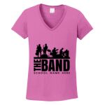 Women's Heavy Cotton 100% Cotton V Neck T Shirt Thumbnail