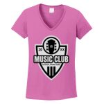 Women's Heavy Cotton 100% Cotton V Neck T Shirt Thumbnail