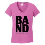 Women's Heavy Cotton 100% Cotton V Neck T Shirt Thumbnail