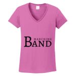 Women's Heavy Cotton 100% Cotton V Neck T Shirt Thumbnail