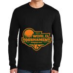 Ultra Cotton ® 100% US Cotton Long Sleeve T Shirt with Pocket Thumbnail