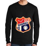 Ultra Cotton ® 100% US Cotton Long Sleeve T Shirt with Pocket Thumbnail