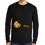 Ultra Cotton ® 100% US Cotton Long Sleeve T Shirt with Pocket Thumbnail