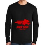 Ultra Cotton ® 100% US Cotton Long Sleeve T Shirt with Pocket Thumbnail