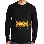 Ultra Cotton ® 100% US Cotton Long Sleeve T Shirt with Pocket Thumbnail