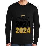 Ultra Cotton ® 100% US Cotton Long Sleeve T Shirt with Pocket Thumbnail