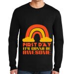 Ultra Cotton ® 100% US Cotton Long Sleeve T Shirt with Pocket Thumbnail