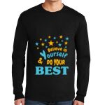 Ultra Cotton ® 100% US Cotton Long Sleeve T Shirt with Pocket Thumbnail