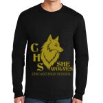 Ultra Cotton ® 100% US Cotton Long Sleeve T Shirt with Pocket Thumbnail