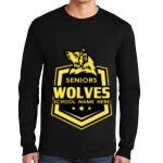 Ultra Cotton ® 100% US Cotton Long Sleeve T Shirt with Pocket Thumbnail