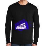 Ultra Cotton ® 100% US Cotton Long Sleeve T Shirt with Pocket Thumbnail