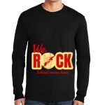 Ultra Cotton ® 100% US Cotton Long Sleeve T Shirt with Pocket Thumbnail
