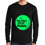 Ultra Cotton ® 100% US Cotton Long Sleeve T Shirt with Pocket Thumbnail