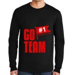 Ultra Cotton ® 100% US Cotton Long Sleeve T Shirt with Pocket Thumbnail