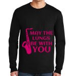 Ultra Cotton ® 100% US Cotton Long Sleeve T Shirt with Pocket Thumbnail