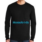 Ultra Cotton ® 100% US Cotton Long Sleeve T Shirt with Pocket Thumbnail