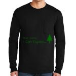 Ultra Cotton ® 100% US Cotton Long Sleeve T Shirt with Pocket Thumbnail